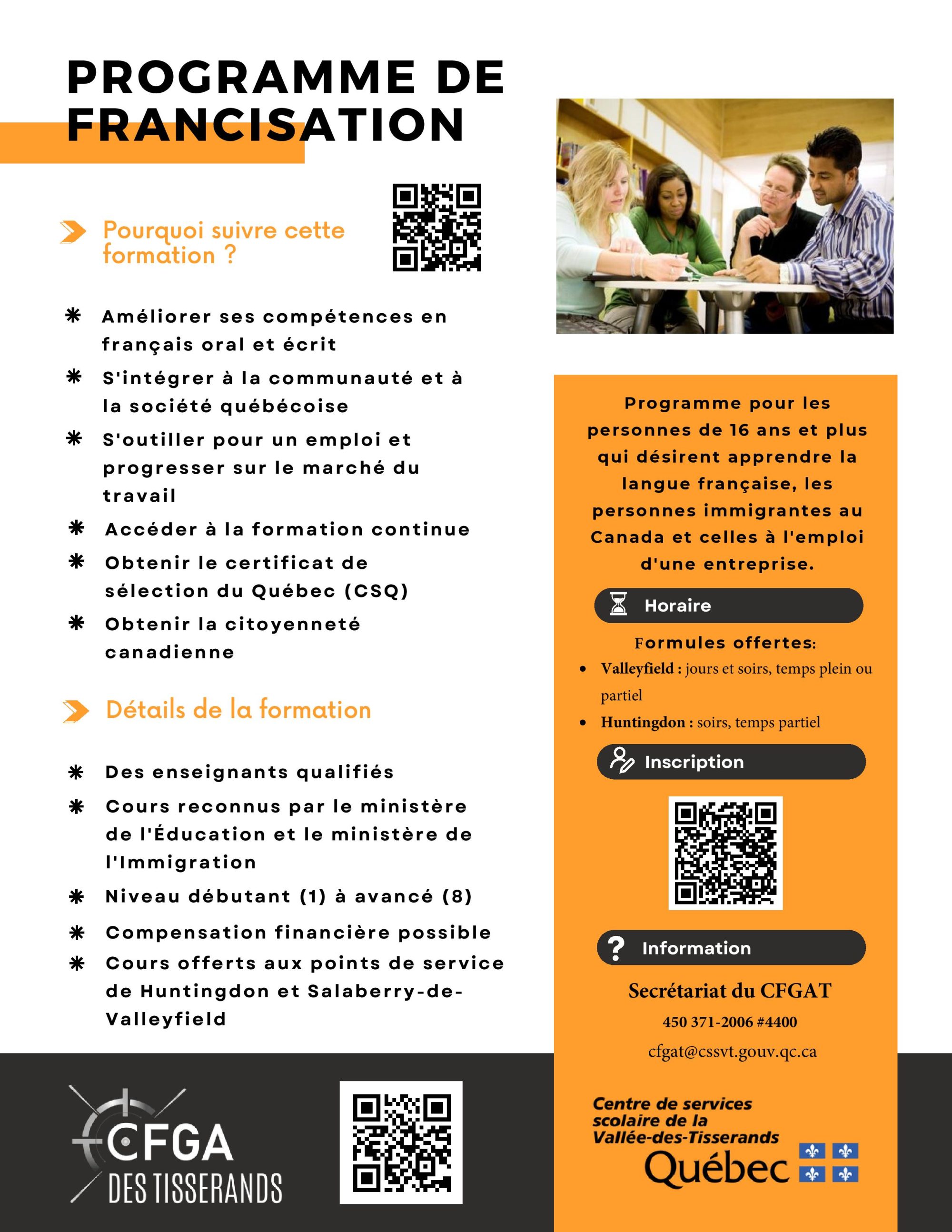Francisation CFGAT